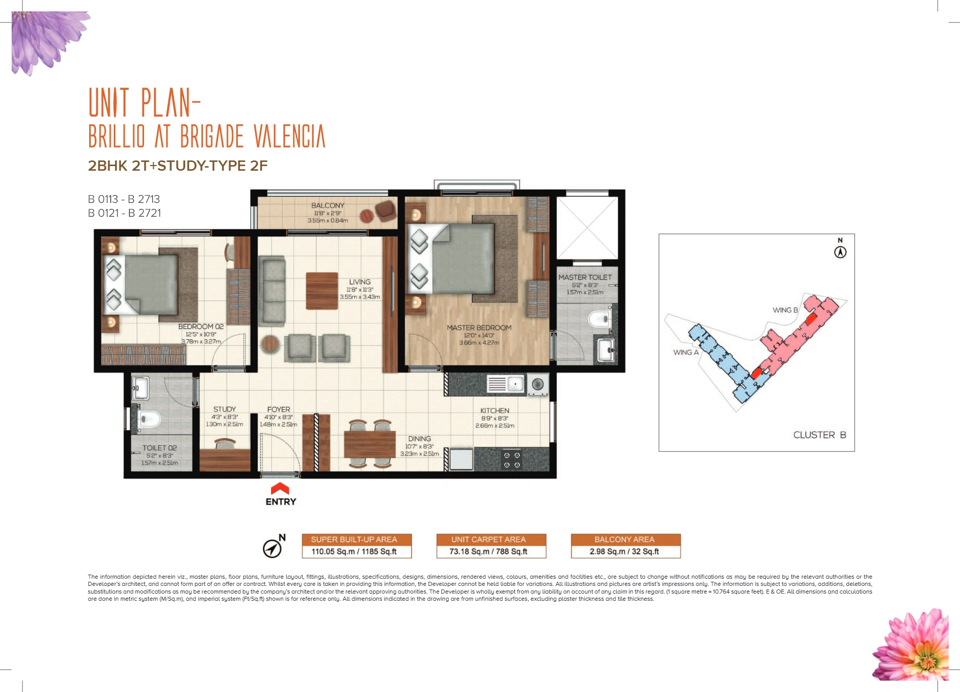 Brigade Valencia Floor Plan