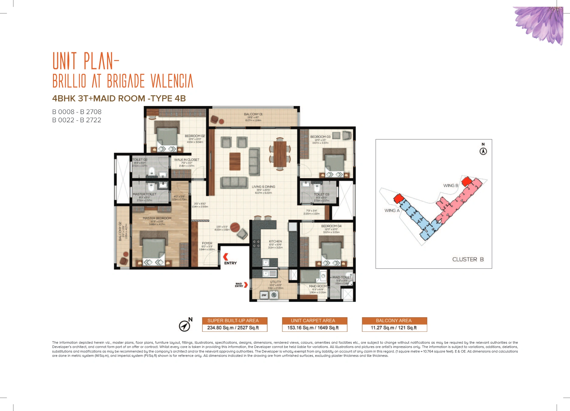 Brigade Valencia Floor Plan
